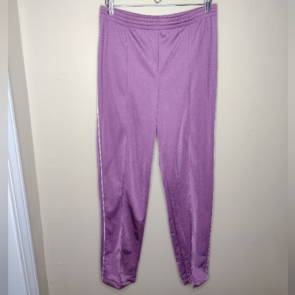 Vintage Nike Track Pants M Blue Tag Tapered Leg Shiny Y2K Swishy - Picture 2 of 9